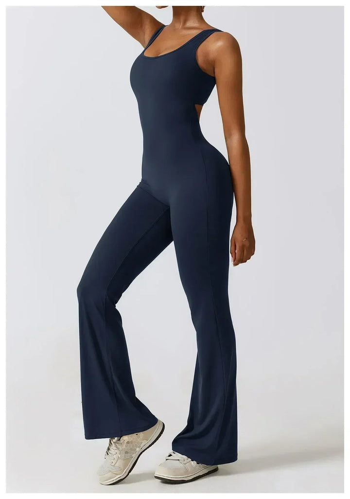 BodyGlam Jumpsuit with Flared Legs