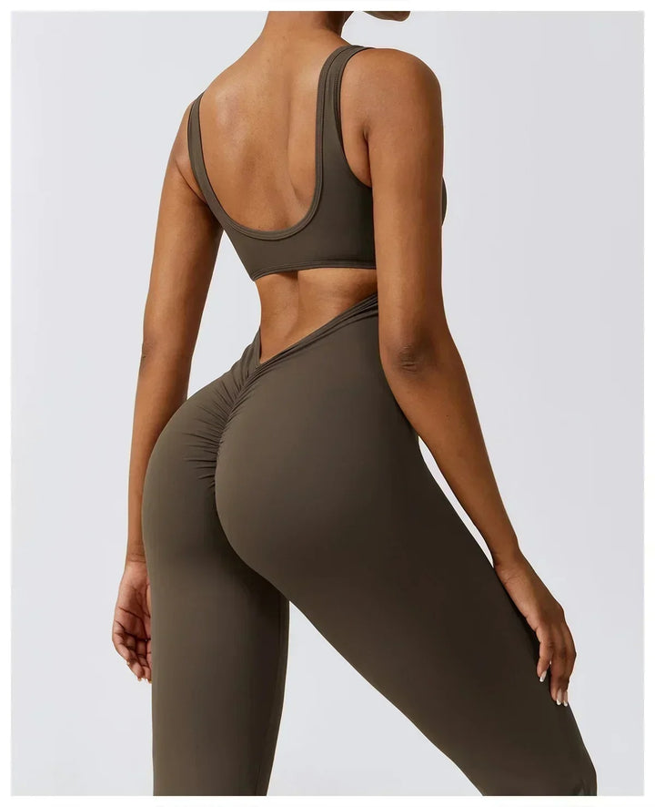 BodyGlam Jumpsuit with Flared Legs