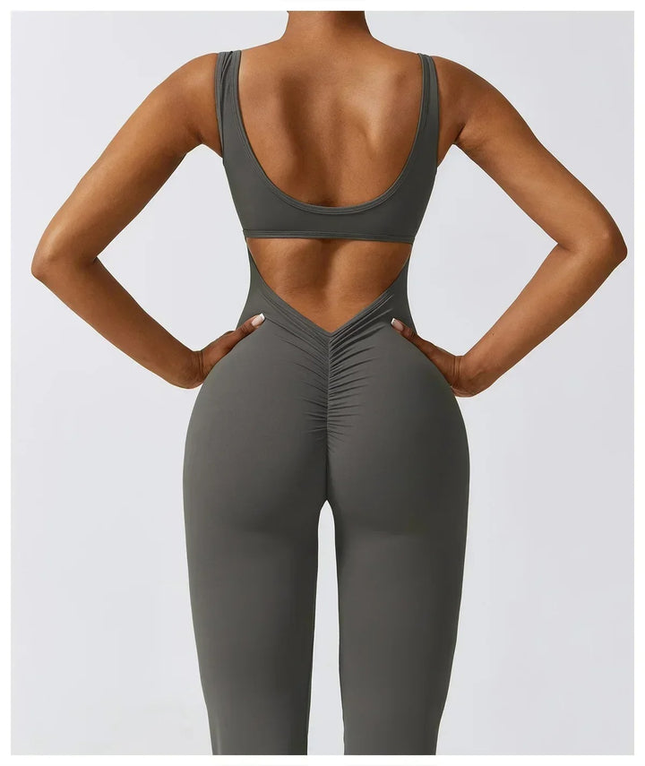 BodyGlam Jumpsuit with Flared Legs
